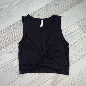 Alo Yoga Black Cover Tank